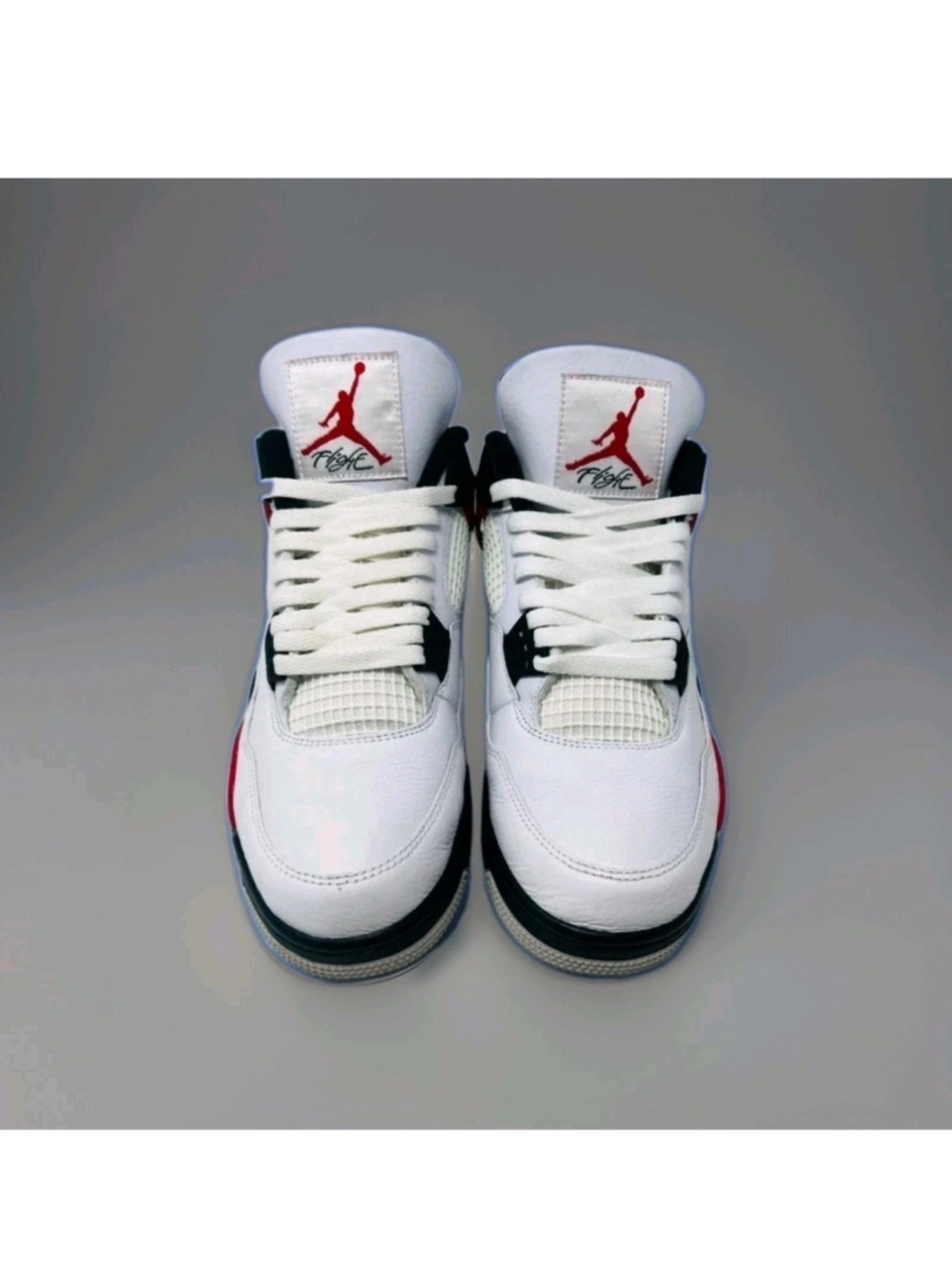 Jordan 4 IV Retro Red Cement White Black DH6927-161 Men's 9.5 Og All - Picture 2 of 14